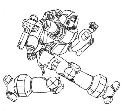 Sapphire Light Power Armor